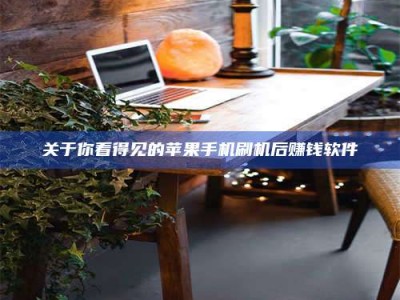 醴陵关于你看得见的苹果手机刷机后赚钱软件