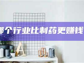 醴陵哪个行业比制药更赚钱？