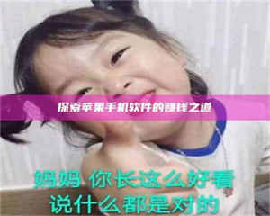 醴陵探索苹果手机软件的赚钱之道 第1张